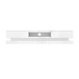 Wide White Gloss TV Stand with Storage & LEDs - TV's up to 70" - Evoque