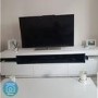 Large White Gloss TV Stand with Storage - TV's up to 85" - Harlow