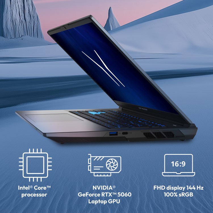 Medion Erazer Defender 17 Intel Core i9 16GB RAM 1TB SSD GeForce RTX 5070 144Hz 17.3 Inch Windows 11 Gaming Laptop