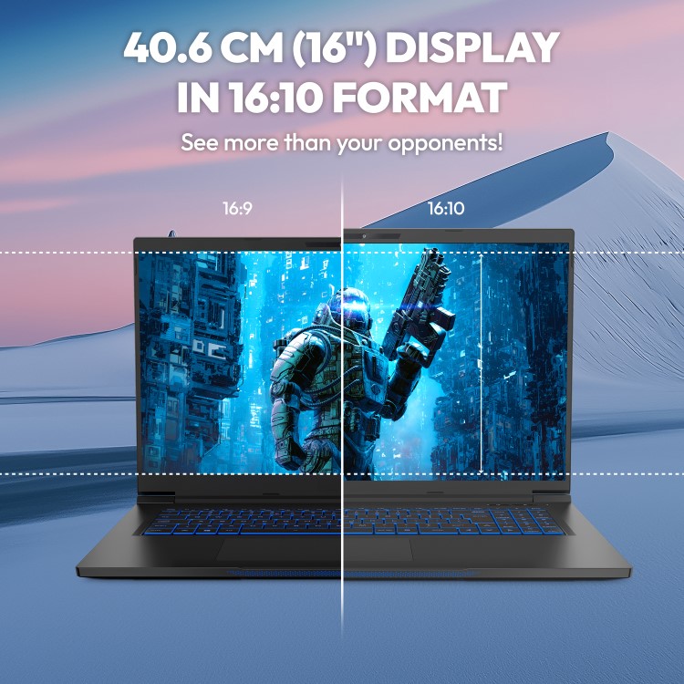 Medion ERAZER Beast 16 X1 Intel Core Ultra 9 64GB RAM 2TB SSD RTX 5090 300Hz 16 Inch Windows 11 Gaming Laptop