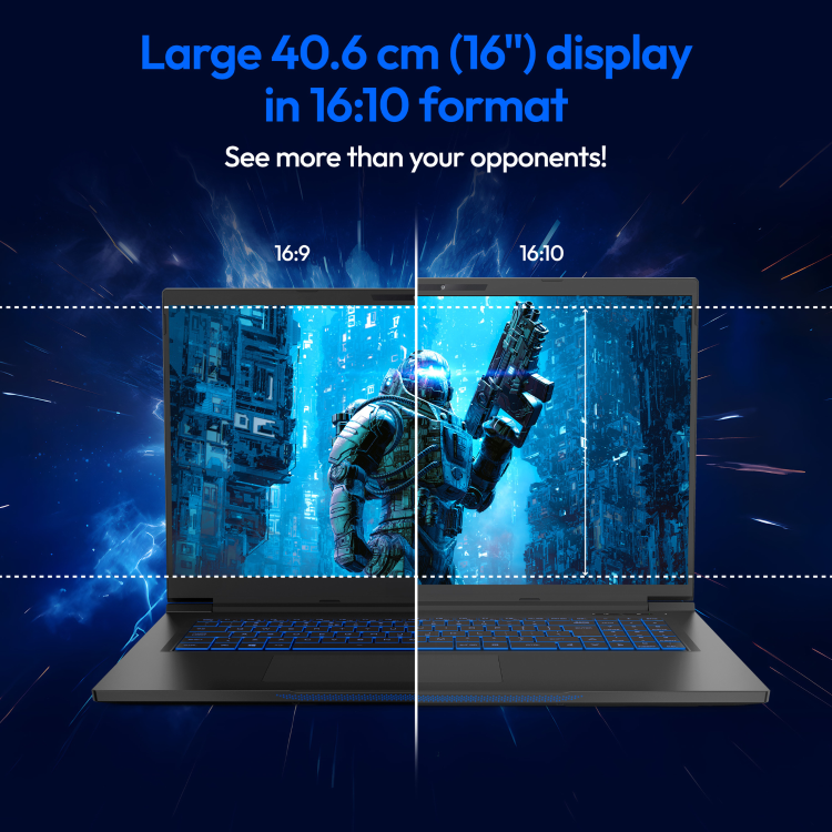 Medion ERAZER Beast 16 X1 Ultimate Intel Core Ultra 9 32GB RAM 2TB SSD RTX 5090 300Hz 16 Inch Windows 11 Gaming Laptop
