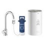 Refurbished Grohe Chrome Grohe Red Mono Instant Boiling Water Tap Single Lever with M Size Boiler in Chrome