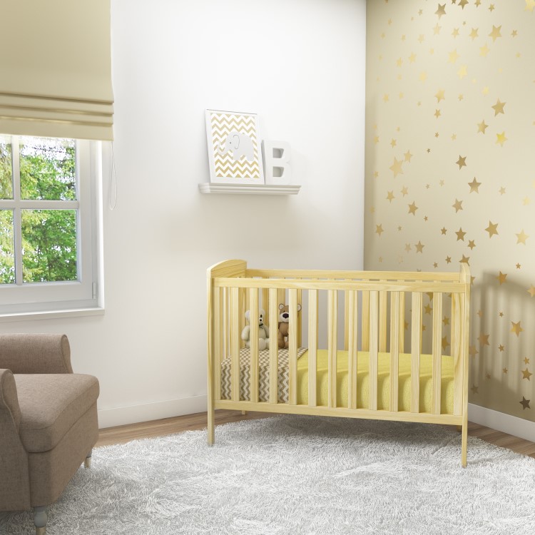 GRADE A2 - Oscar & Ivy Cot in Natural Pine