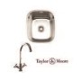 Taylor & Moore Ontario Undermount Single Bowl Stainless Steel Sink & Derby Chrome Tap Pack