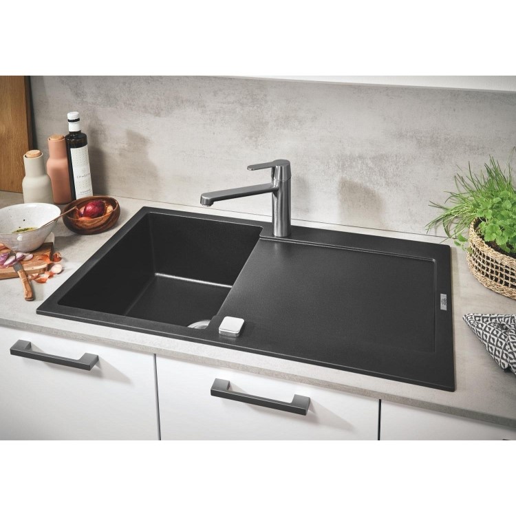 Grohe Get Single Lever Kitchen Mixer Tap - SuperSteel