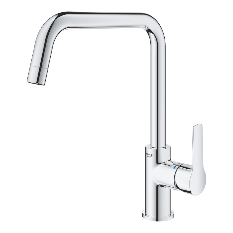 Grohe Quickfix Start Single Lever Monobloc Kitchen Mixer Tap - Chrome