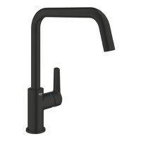 Grohe Quickfix Start Black Single Lever Monobloc Kitchen Mixer Tap