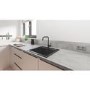 Grohe Quickfix Start Black Single Lever Monobloc Kitchen Mixer Tap