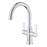Grohe Start Dual Lever Kitchen Mixer Tap - Chrome