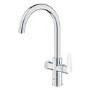 Grohe Grohe Blue Pure BauCurve Single Lever Kitchen Water Filter Tap - Chrome