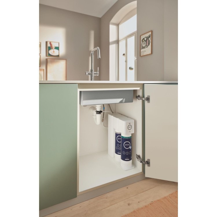 Grohe Blue Pure Eurosmart Single Lever Kitchen Water Filter Tap - Chrome