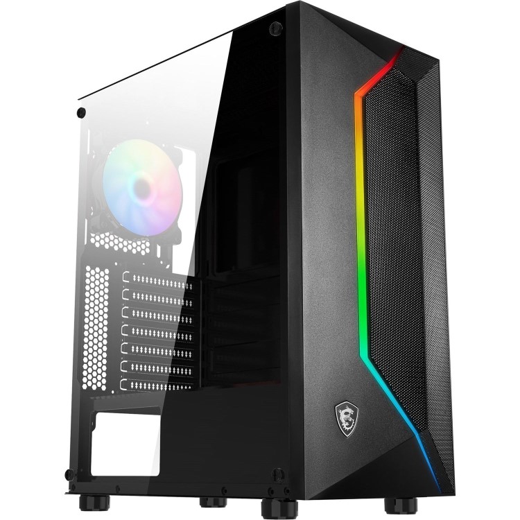 MSI MAG Vampiric 100R Mid Tower PC Case - Black