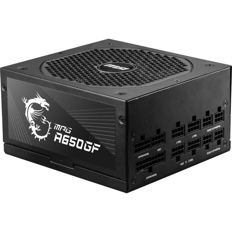 MSI MPG A650GF 650W 80 Plus Gold Modular Power Supply