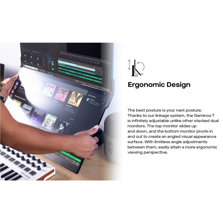 Mobile Pixels Geminos T - Dual 24" Full HD Portable Monitor