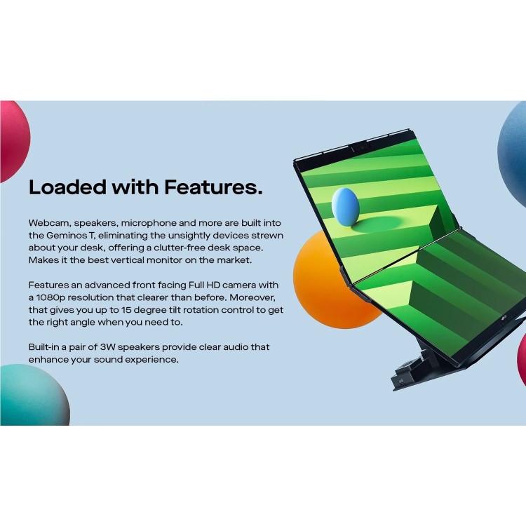 Mobile Pixels Geminos T - Dual 24" Full HD Portable Monitor