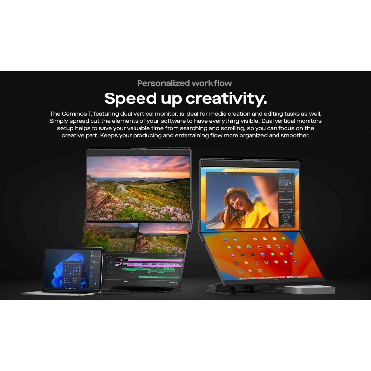 Mobile Pixels Geminos T - Dual 24" Full HD Portable Monitor