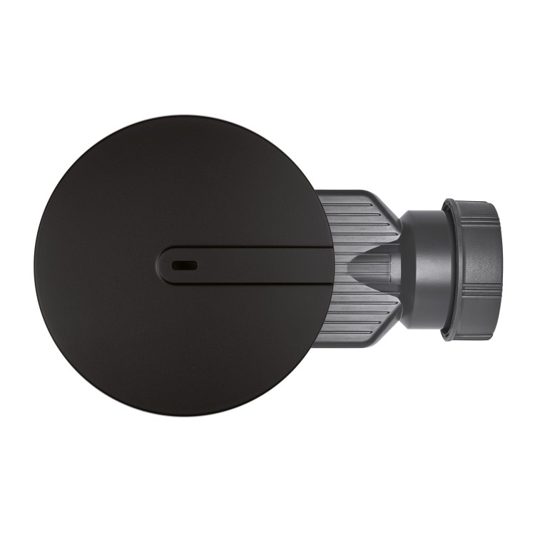 GRADE A1 - 90mm Black Fast Flow Shower Waste - Wirquin