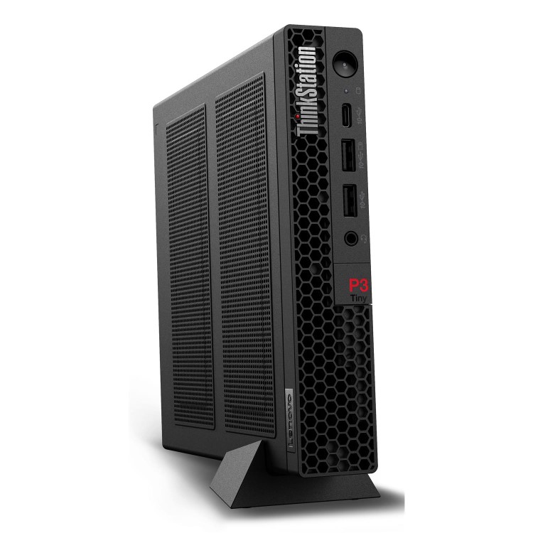 Refurbished Lenovo ThinkStation P3 Tiny Intel Core i7 14700 32GB RAM 1TB SSD T1000 Windows 11 Pro Mini Workstation PC