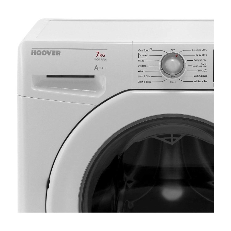 Hoover Dynamic Next DXOA 147LW3/1-80 Freestanding 7KG 1400 Spin Washing Machine White