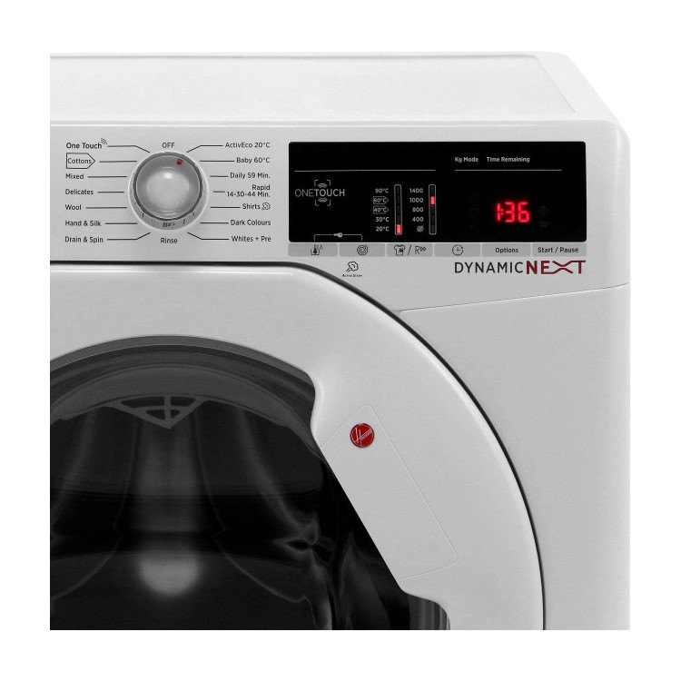 Hoover Dynamic Next DXOA 147LW3/1-80 Freestanding 7KG 1400 Spin Washing Machine White