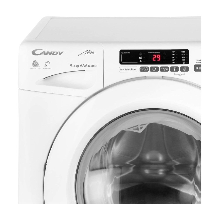 Candy Grand'O Vita GVSW496D Smart Freestanding 9/6KG 1400 Spin Washer Dryer White