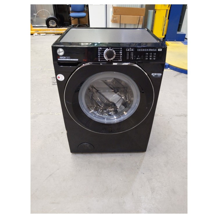 Refurbished Hoover H-Wash 500 HW69AMBCB Smart Freestanding 9KG 1600 Spin Washing Machine Black