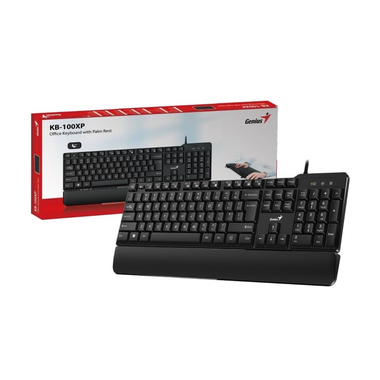 Genius KB-100XP Wired Keyboard Black
