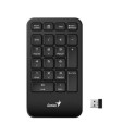31320003400 Genius NumPad 1000 2.4GHz Wireless Numeric Keypad Portable Numberpad with Palm Rest