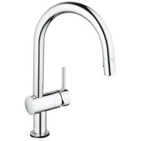Minta Touch C-Spout Single Lever Kitchen Tap - Chrome
