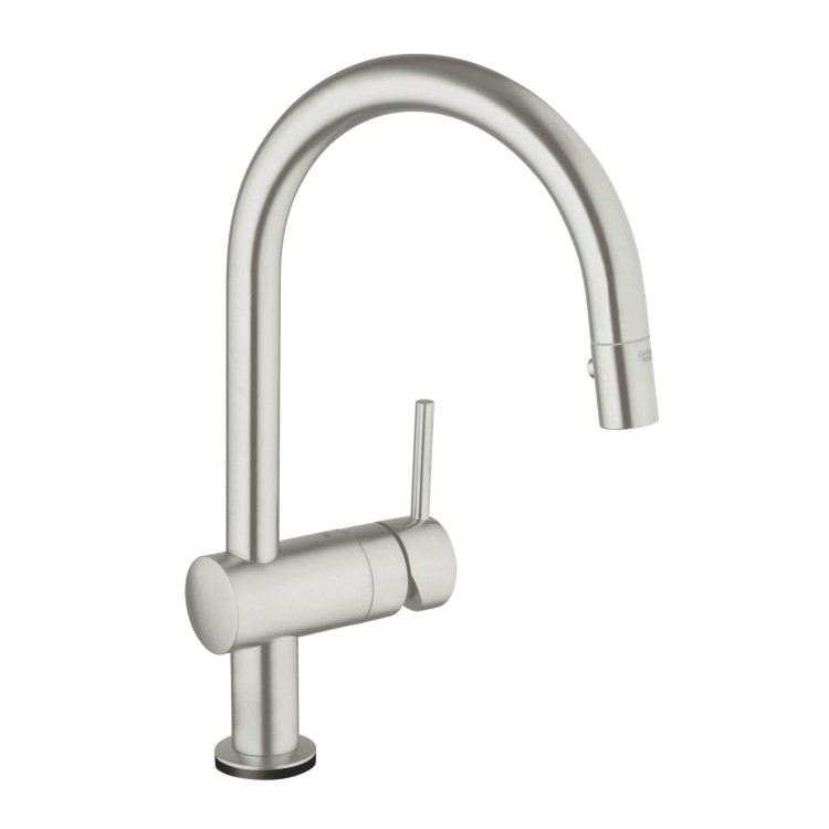 Minta Touch Electronic Single Lever Kitchen Mixer Tap - SuperSteel