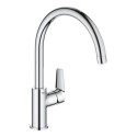 31367001 Grohe BauEdge Single Lever Kitchen Mixer Tap - Chrome