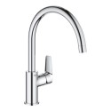 31367001 Grohe BauEdge Single Lever Monobloc Kitchen Mixer Tap - Chrome