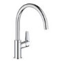 GRADE A1 - Box Opened Grohe BauEdge Chrome Single Lever Mixer Kitchen Tap 