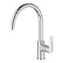 Grohe BauEdge Single Lever Monobloc Kitchen Mixer Tap - Chrome