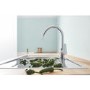 Grohe BauEdge Single Lever Monobloc Kitchen Mixer Tap - Chrome