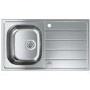 Grohe K200 Single bowl Inset Left or Right Chrome Stainless Steel Kitchen Sink
