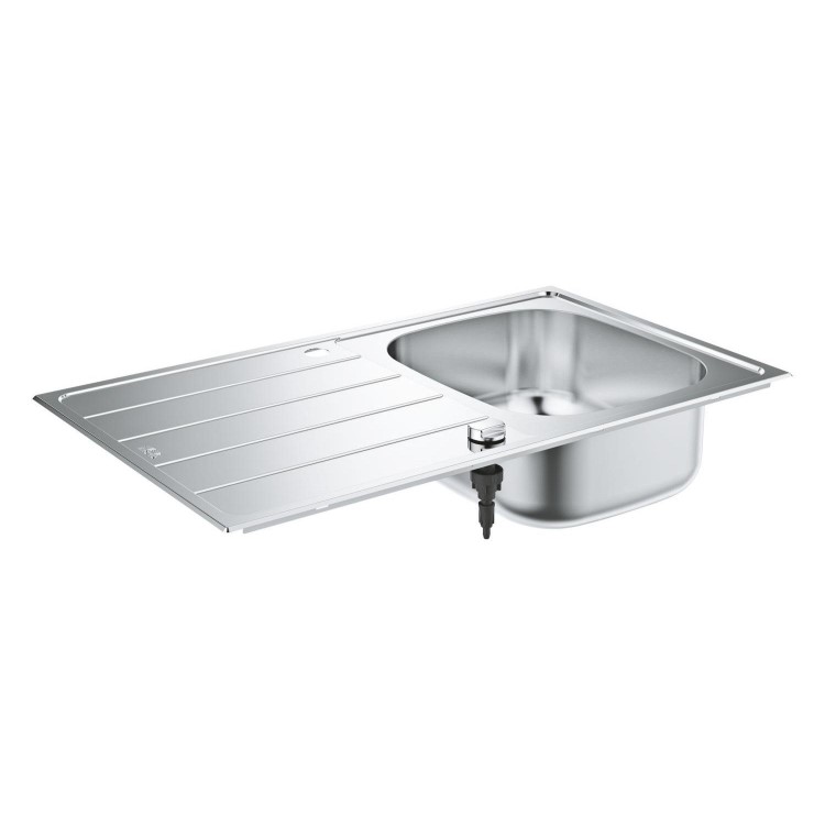 Grohe K200 Single bowl Inset Left or Right Chrome Stainless Steel Kitchen Sink
