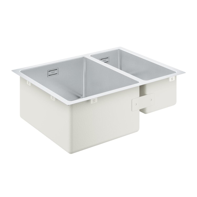 Grohe K700 1.5 Bowl Undermount Kitchen Sink - Stainless Steel