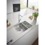 Grohe K700U 1.5 bowls Undermount  Chrome Stainless Steel Kitchen Sink