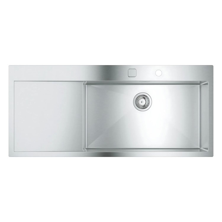 Grohe K1000 1 Bowl Inset Kitchen Sink & Drainer - Stainless Steel