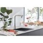 Grohe K700U Single bowl Undermount Black Composite  Kitchen Sink
