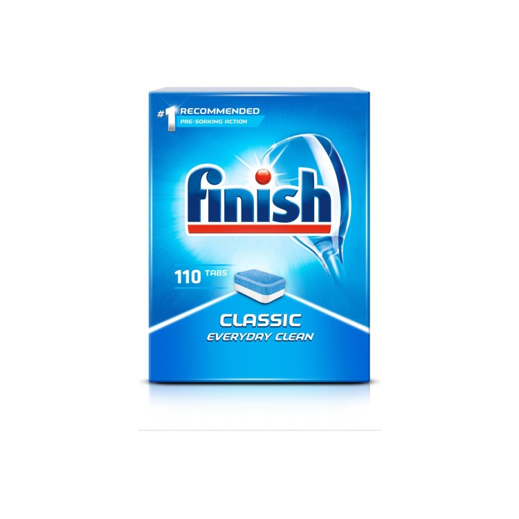 4 x Finish Classic 110 Dishwasher Tablets Everyday Clean Bulk Pack Total 440
