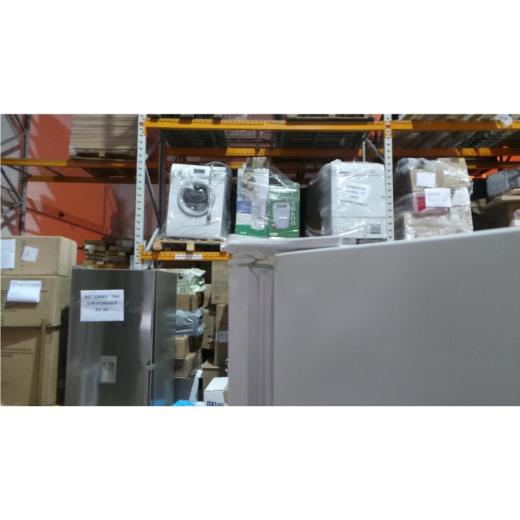 GRADE A3 - Smeg UKC7280FP 70-30 Sliding Rail Integrated In-column Fridge Freezer
