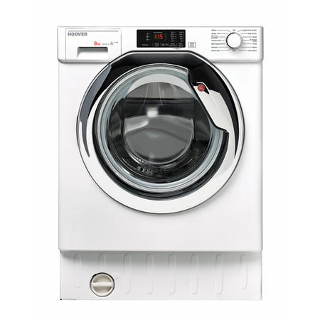Hoover HBWM 814DC-80 integrated 8kg white washing machine