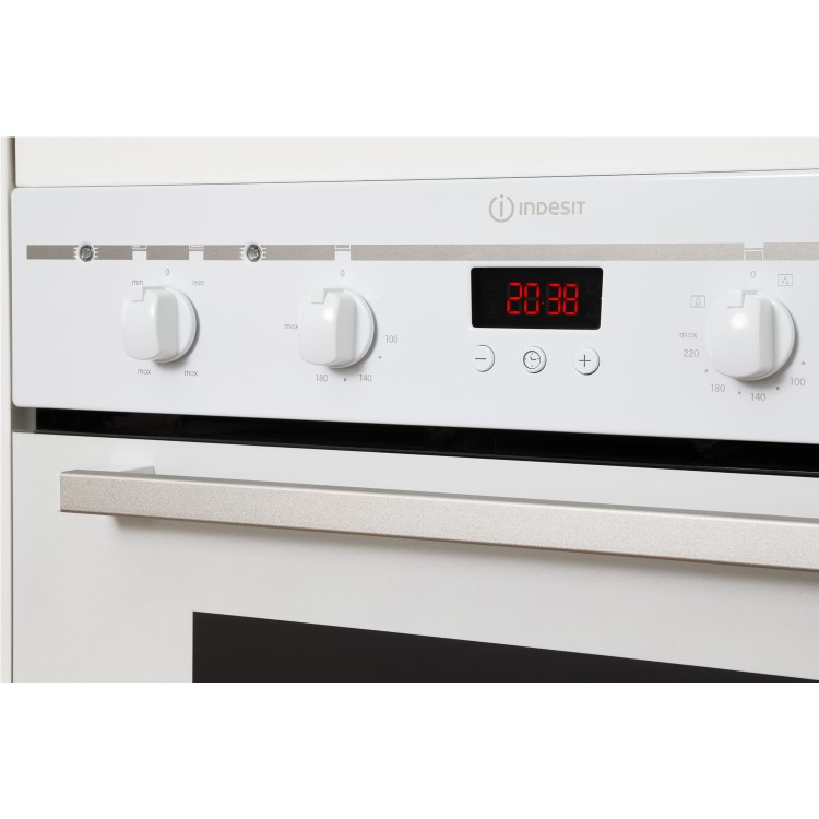GRADE A1 - Indesit FIMD23WHS Electric Built-in Double Oven - White