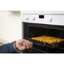 GRADE A1 - Indesit FIMD23WHS Electric Built-in Double Oven - White