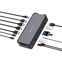 Verbatim CDS-15 USB-C Pro 15 Port Docking Station