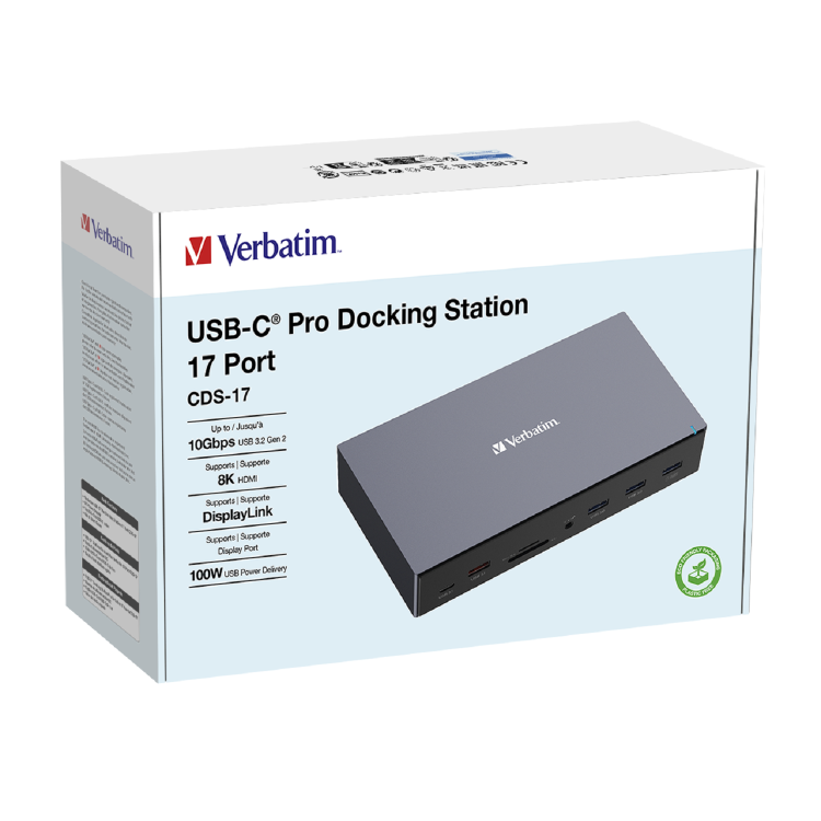 Verbatim CDS-17 USB-C Pro 17 Port Docking Station