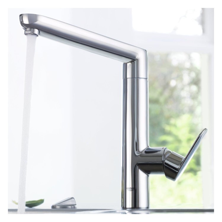 K7 Single Lever Kitchen Mixer Tap - Chrome