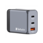 Verbatim 3-Port GaN 65W  Wall Charger